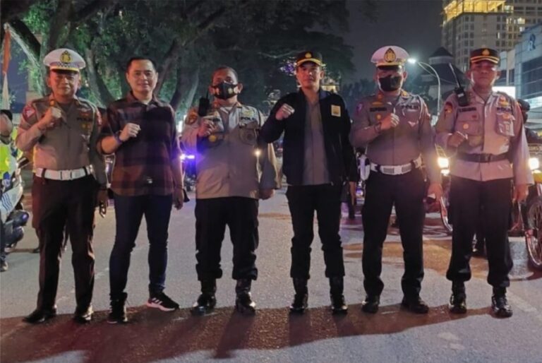 Antisipasi Premanisme dan Geng Motor, Polrestabes Medan Gelar Patroli Skala Besar