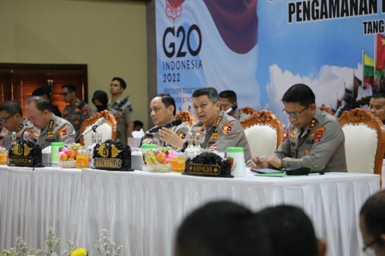 Strategi Pengamanan dengan TFG, Wakapolri Pastikan Konferensi G20 di Bali Tersusun dengan Baik