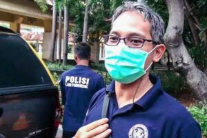 Puslabfor Polri Bawa Dua Karung Material Usai Olah TKP Kebakaran Kubah JIC