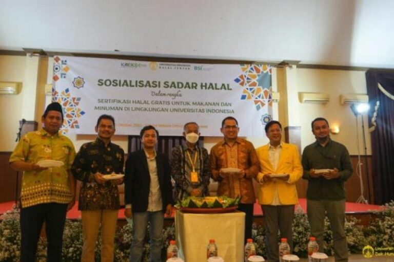 Gerakan Bersama Sadar Halal, UIHC Bersama KNEKS dan BSI Fasilitasi Pelaku Usaha Raih Sertifikasi Secara Gratis