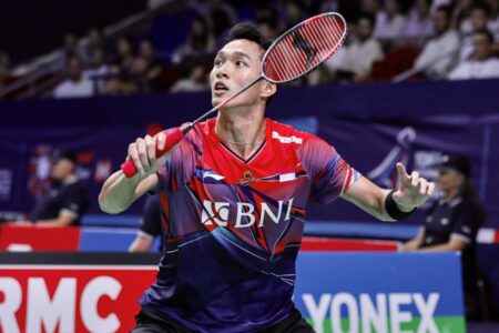 Jojo Kalahkan Ginting di Final Simulasi World Tour FInals 2022
