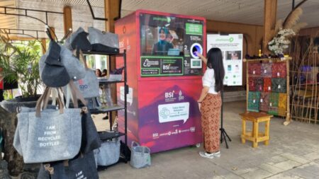 BSI Sediakan 20 Mesin Daur Ulang Sampah di Area G20