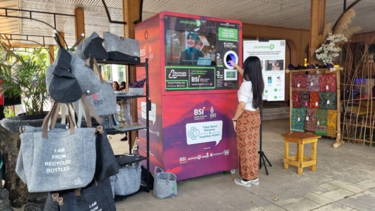 BSI Sediakan 20 Mesin Daur Ulang Sampah di Area G20