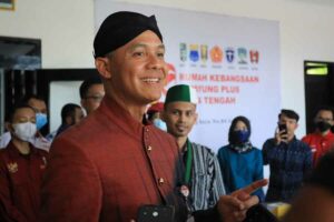 Resmikan Rumah Kebangsaan Cipayung Plus, Ganjar Dukung Anak Muda Bersuara