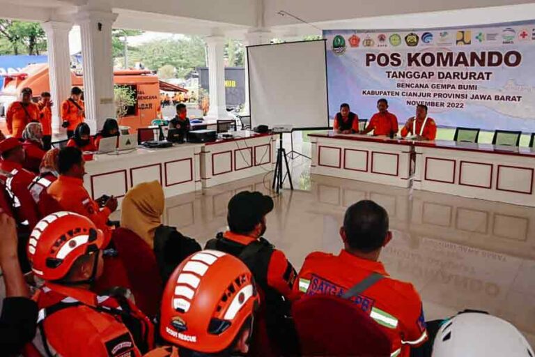 Bupati Cianjur Tetapkan Status Tanggap Darurat Gempa