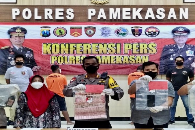 Edarkan Sabu, Seorang Anggota Polisi Ditangkap Satnarkoba Polres Pamekasan