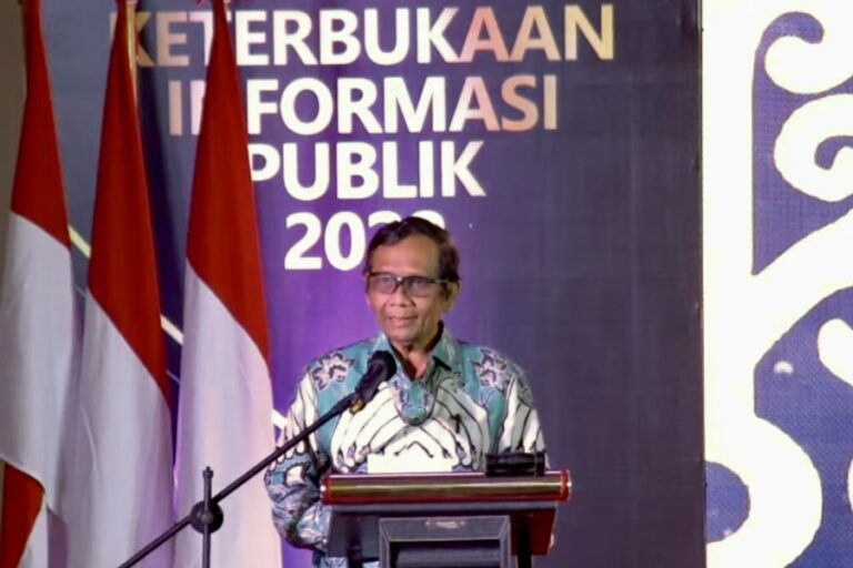 Mahfud MD: Institusi Pemerintah Jangan Sembunyikan Informasi dari Publik
