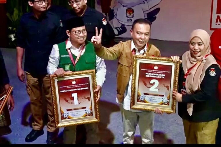PKB Nomor 1, Berikut Daftar Lengkap Nomor Urut Parpol Peserta Pemilu 2024