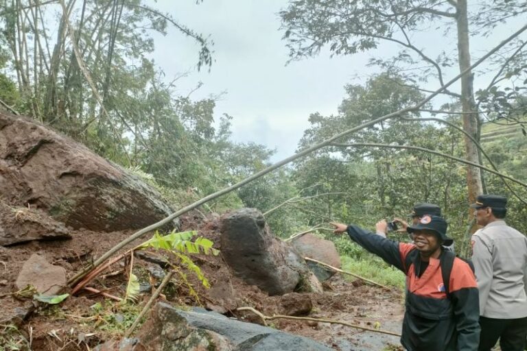 Sembilan Rumah Terdampak Tanah Longsor yang Terjadi di 10 Titik di 5 Desa di Kabupaten Kudus