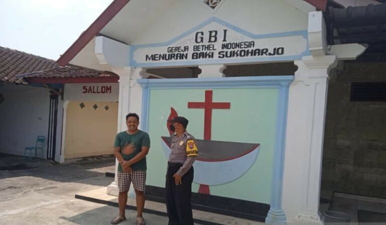 Polres Sukaharjo Gelar Patroli dan Pengamanan di Gereja