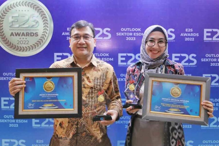 Konsisten Dukung Ketahanan Energi Nasional, Elnusa Raih Penghargaan E2S Award 2022