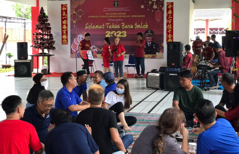Tahanan Lapas Semarang Sebagian Tionghoa, Rayakan Imlek Bersama Dimeriahkan Alpasis Band Lapas