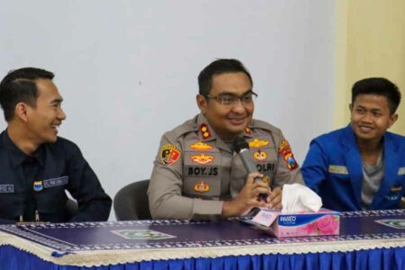Hadiri Pelatihan PMII, Kapolres Lumajang Ingatkan Kolaborasi sebagai Kunci