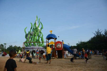 Rasa Baru Taman Suroboyo, Makin Rapi dan Manjakan Mata