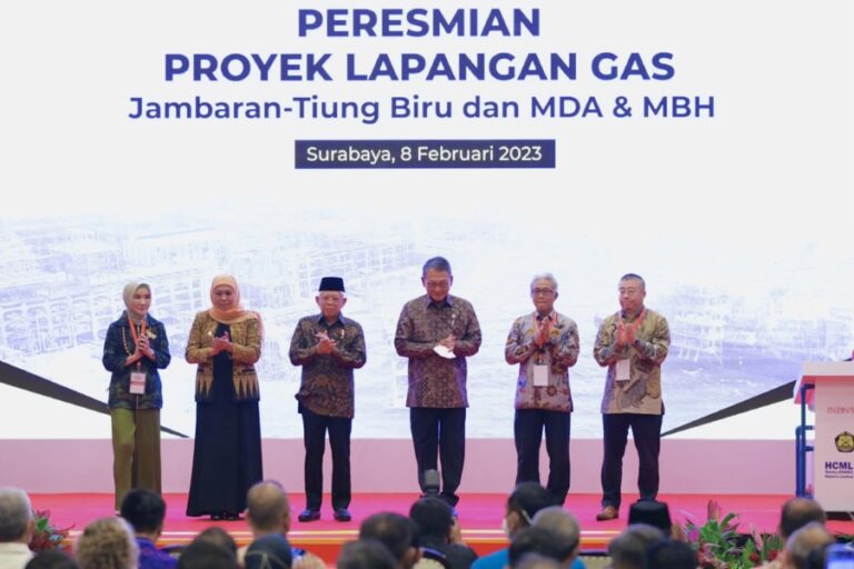 Wujudkan Kemandirian Energi, Wapres Ma’ruf Amin Resmikan JTB Pemasok Energi Gas untuk Jatim dan Jateng