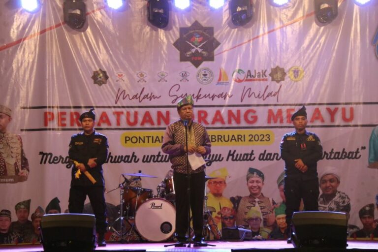 Pesan Harisson di Milad ke-6 Persatuan Orang Melayu (POM) Kalimantan Barat