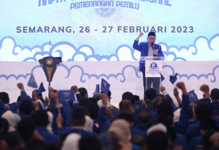 Rakornas PAN Zulkifli Hasan Sebut Ganjar dan Erick Bersama Indonesia Jaya
