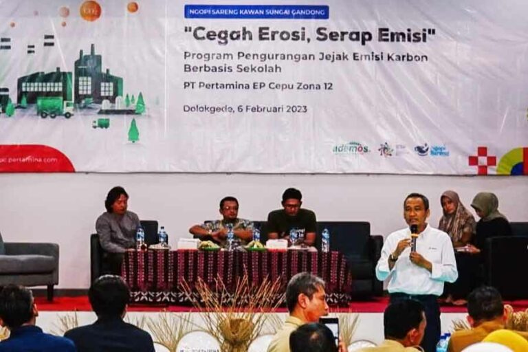 Gelar Ngopi Sareng, Kawan Sungai Gandong Sepakat Cegah Erosi Serap Emisi