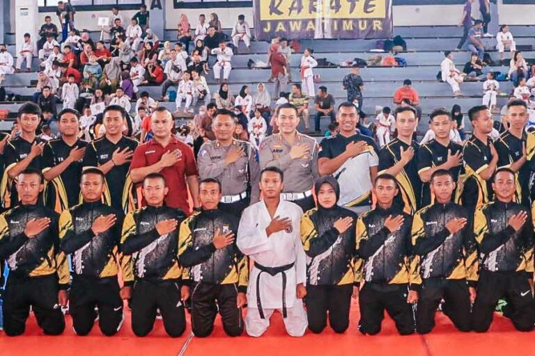 Ciptakan Atlet Berprestasi, Polrestabes Surabaya Gelar Kejuaraan Karate