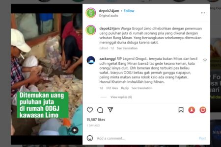 Viral di Media Sosial, ODGJ Ditemukan Meninggal Dunia di SPBU Ternyata Punya Uang Ratusan Juta