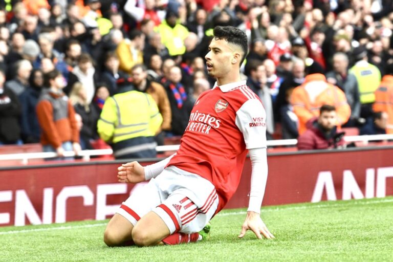 Babak Pertama Lawan Crystal Palace, Arsenal Unggul 2-0 dan Makin Kokoh di Puncak