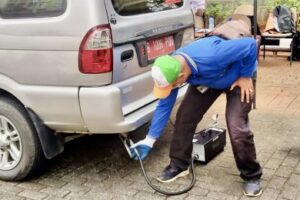 Sebanyak 73 Kendaraan Iku Uji Emisi di Kantor Wali Kota Jaksel, 3 Tidak Lulus