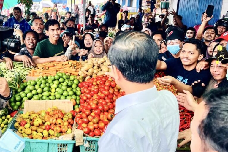 Jokowi Beli Cabai di Pasar Tramo Saat Cek Harga Bahan Pokok di Kabupaten Maros