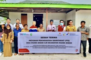 PT Pertamina Hulu Sanga Sanga Beri CSR untuk Pengembangan Masyarakat Desa Muara Badak Ilir