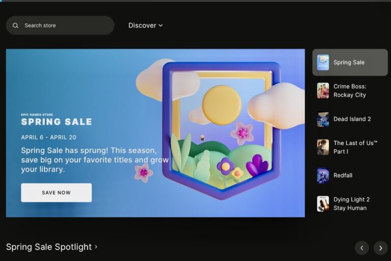Spring Sale dari Epic Games, Dapatkan 4 Game Seru Ini Secara Gratis, Buruan!