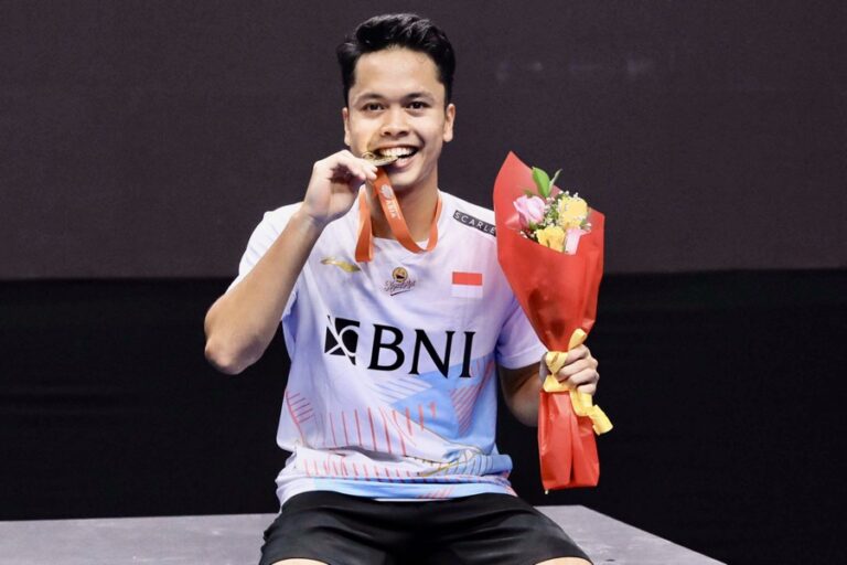 Ginting Juara Badminton Asia Championship 2023, Tuntaskan Dahaga 16 Tahun Indonesia