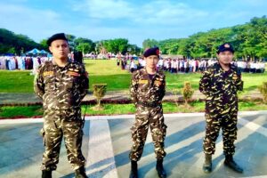 Meski Belum Lebaran, Banser Ikut Jaga Salat Idul Fitri Muhammadiyah di Kabupaten Kebumen Jawa Tengah