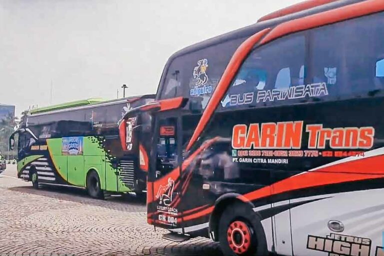 Bio Farma Gelar Program Mudik Gratis Bersama BUMN 2024, Pendaftaran Sampai 15 Maret 2024 Armada bus angkutan mudik dan arus balik lebaran (foto: istimewa)