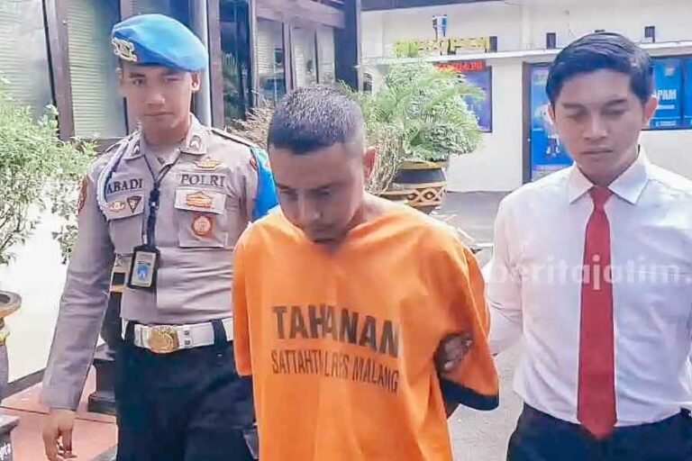 Kesal karena Dimarahi, Pemuda Malang ini Tega Bunuh Ibu Kandung Dafid Humaidi Candra, tersangka pelaku pembunuh ibu kandung (foto: beritajatim.com)