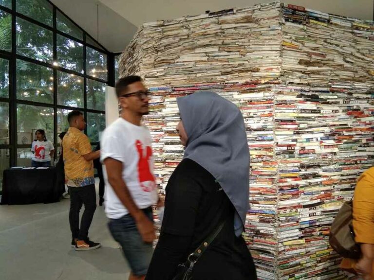 Gelaran Jogja Art+ Books Festival 2023 di The Ratan, Jalan Ring Road Selatan Nomor 93, Glugo, Kalurahan Panggungharjo, Sewon, Bantul (foto: Rizki Liasari, pilar.id)