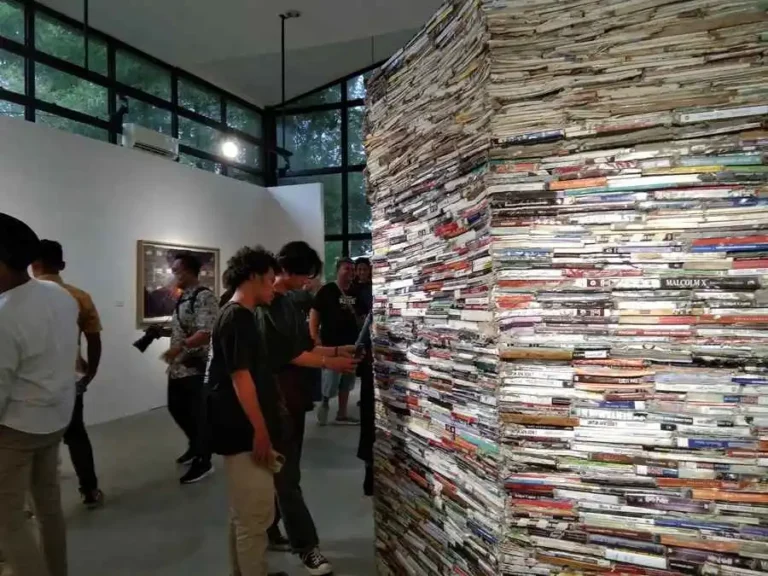 Gelaran Jogja Art+ Books Festival 2023 di The Ratan, Jalan Ring Road Selatan Nomor 93, Glugo, Kalurahan Panggungharjo, Sewon, Bantul (foto: Rizki Liasari, pilar.id)