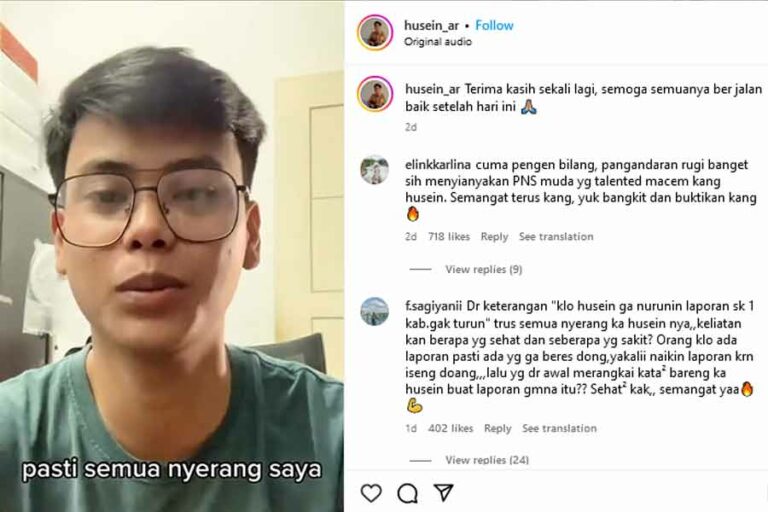 Viral Guru Muda Laporkan Praktek Pungli, Bupati Pangandaran Akan Tindak Tegas Pelaku Tangkapan layar Husein Ali Rafsanjani, guru muda di Pangandaran, saat membuat pengakuan terkait dugaan praktik pungutan liar