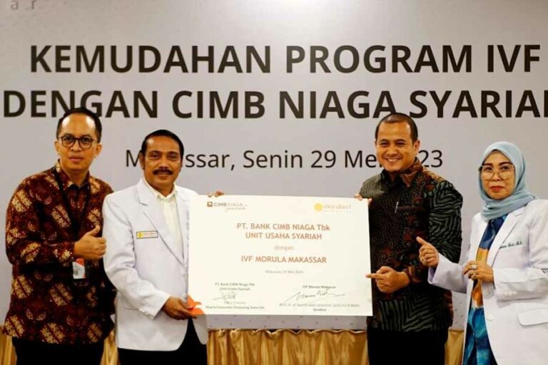 MIMK Rangkul CIMB Niaga Syariah untuk Pembayaran Program Bayi Tabung Launching kerja sama Morula IVF Makassar dan CIMB Niaga Syariah di Makassar