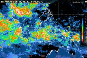 BMKG Deteksi Bibit Siklon Tropis 91S dan 91B di Sekitar Indonesia Tangkapan layar citra satelit BMKG