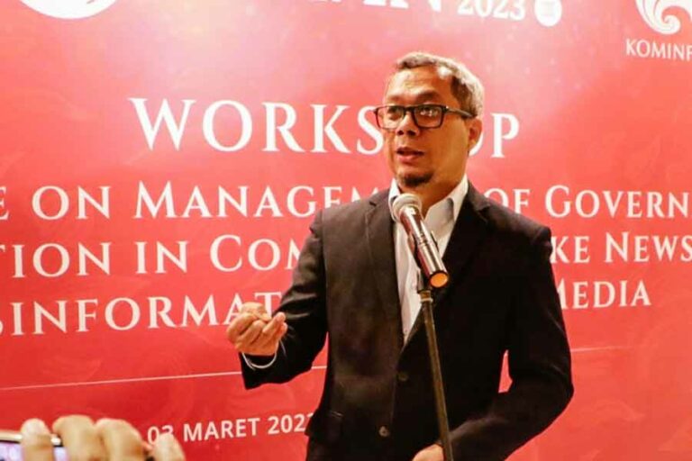 Jangan Salah Paham, Pemerintah RI tidak Membiayai Delegasi KTT ASEAN di Labuan Bajo Direktur Jenderal Informasi dan Komunikasi Publik Kementerian Kominfo Usman Kansong (foto: infopublik)