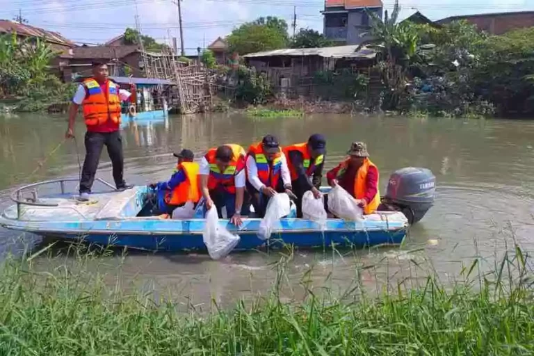 Tim Patroli Air Jatim Jelajah Kali Surabaya dan Sebar Bibit Ikan Desa Krembangan dipilih sebagai pilot project pelaksana kegiatan lingkungan hidup karena berdekatan dengan Kali Surabaya yang merupakan kali utama di wilayah Gresik, Sidoarjo, dan Surabaya