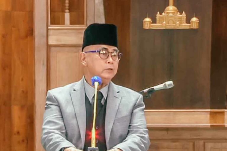 Tegas, PWNU Jabar Haramkan Orang Tua Sekolahkan Anak di Ponpes Al Zaytun Tangkapan layar video Tausiyah Syaykh Al-Zaytun, Prof. DR. Abdussalam R. Panji Gumilang, di Masjid Rahmatan Lil 'Alamin Al Zaytun