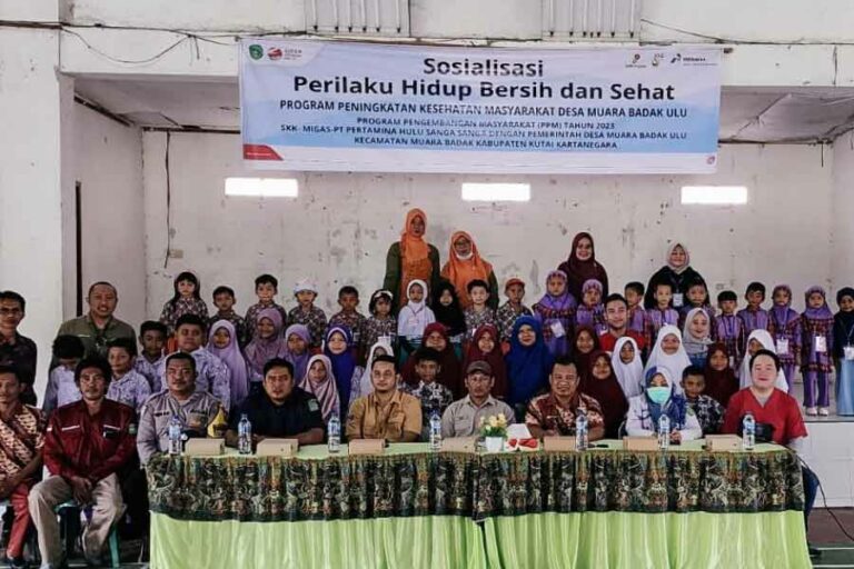 Pertamina Hulu Sanga Sanga Gelar Sosialisasi Pola Hidup Sehat Sejak Usia Dini di Muara Badak Kegiatan Sosialisasi Perilaku Hidup Bersih dan Sehat (PHBS) Sejak Usia Dini