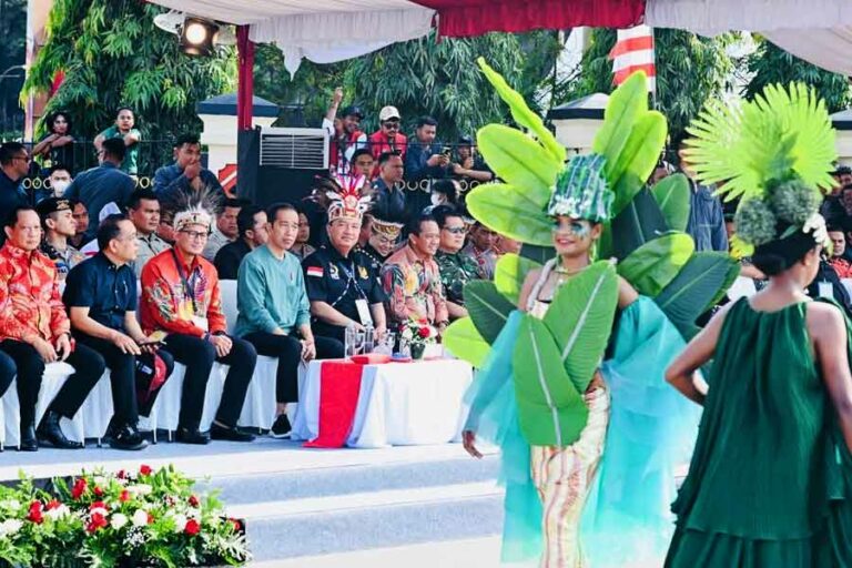 Papua Street Carnival 2023: Papua Extravaganza, The East Great Spirit (foto: Biro Pers Sekretariat Presiden)