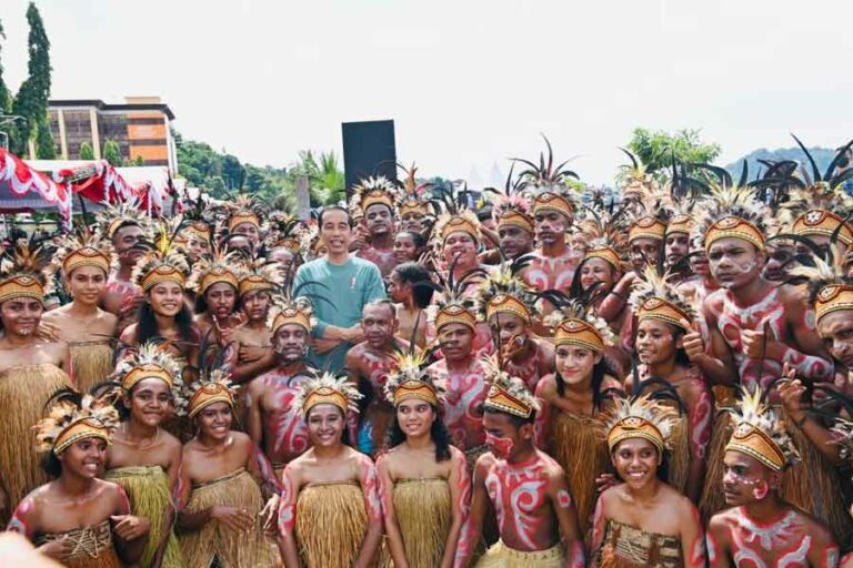 Papua Street Carnival 2023: Papua Extravaganza, The East Great Spirit (foto: Biro Pers Sekretariat Presiden)