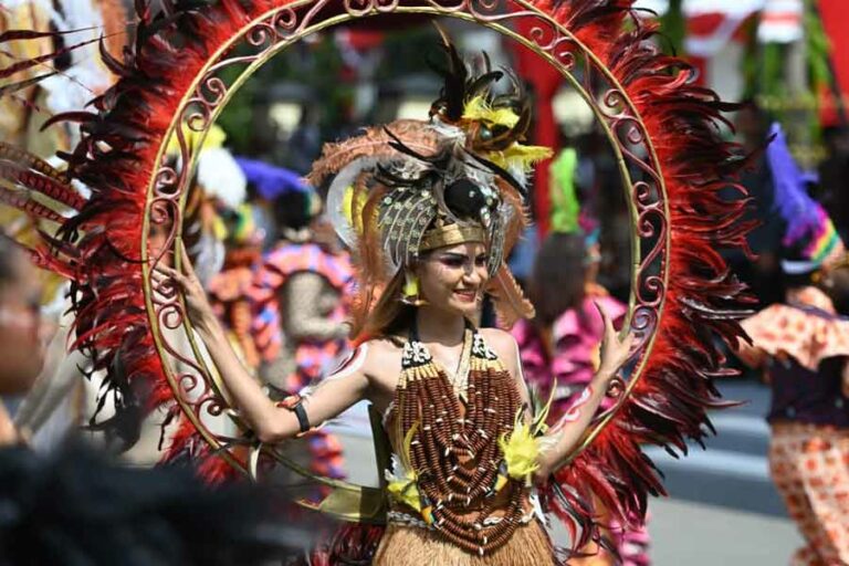 Papua Street Carnival 2023: Papua Extravaganza, The East Great Spirit (foto: Biro Pers Sekretariat Presiden)