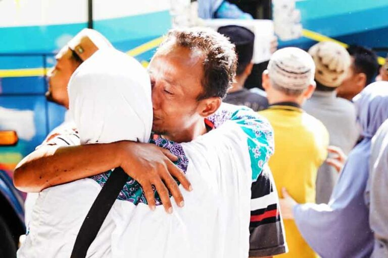 Jemaah Haji Kloter 24 Kabupaten Tuban Tiba di Tanah Air dengan Selamat Salah satu jemaah haji asal Tuban yang baru tiba di tanah air (foto: istimewa)