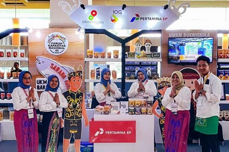 Pertamina Hulu Indonesia Terus Terapkan Inovasi Sosial dan Lingkungan dalam Program CSR Pameran industri dan UMKM yang merupakan mitra binaan hulu migas