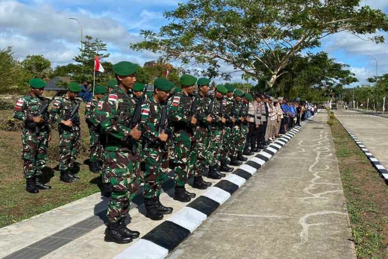 Peringatan Hari Kemerdekaan RI di Titik Nol Perbatasan RI-PNG