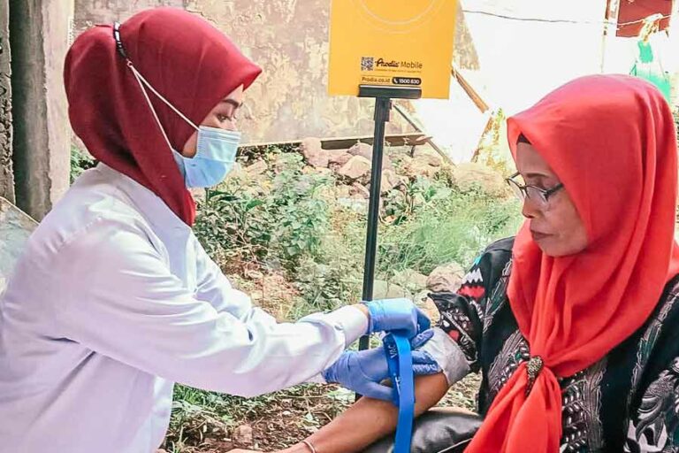 Giat Gerebek Stunting yang diinisiasi oleh Ikatan Alumni Universitas Airlangga (Ika Unair) Cabang Sidoarjo