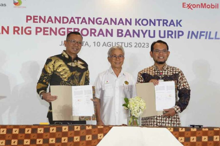 Pertamina Drilling dan Exxonmobil Tandatangani Kontrak Pengerjaan Lapangan Banyu Urip Penandatanganan kontrak kerjasama Pertamina Drilling dan Exxonmobil Cepu Limited